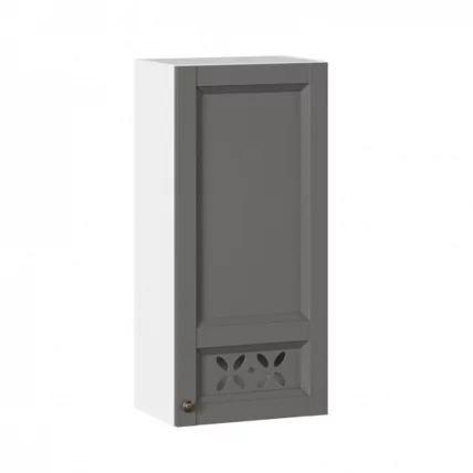 Шкаф кухонный 400 высокий Амели-3 ЛД 299.420.000.039 Белый Оникс серый_0