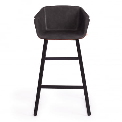 Стул барный DORO (mod. 9088S) пластик/металл, 53,5 х 52 х 74 х 97,5 см , Grey (Cерый) 7 / Brown (Коричневый) 9 / черный_4