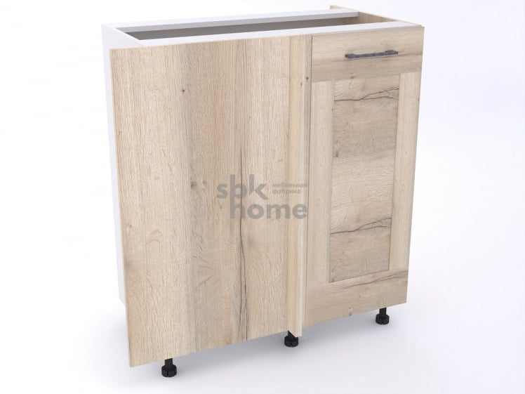 Стол угловой 960 СУ -100 правый , Дублин (900*470*1060) Дуб галифакс белый, 21628 _0