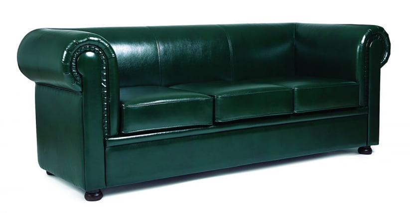 Диван трехместный Честер лайт Черный Terra_54959_1