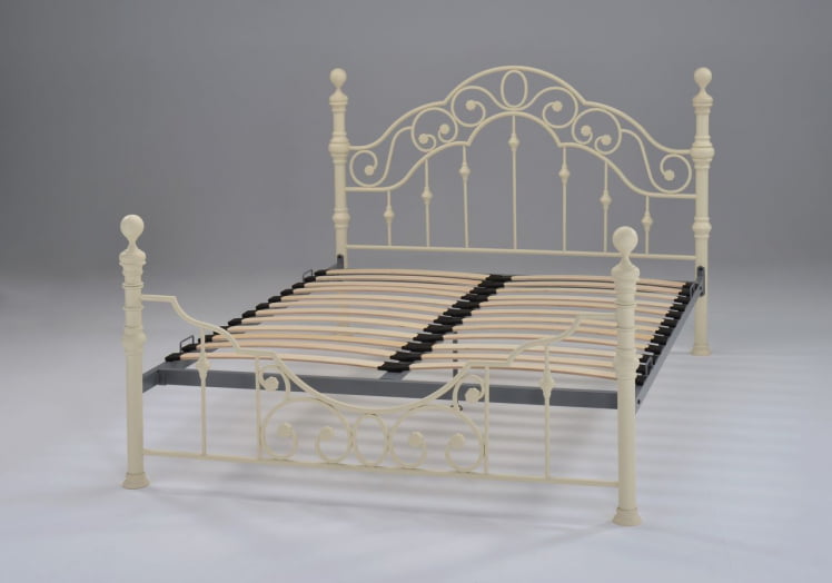 Кровать Виcториа + основание с матрасом 140кс200 Античная медь / Victoria 140x200_2