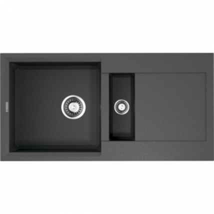 Мойка Omoikiri Sakaime 86-2-Pl Tetogranit/Платина_0