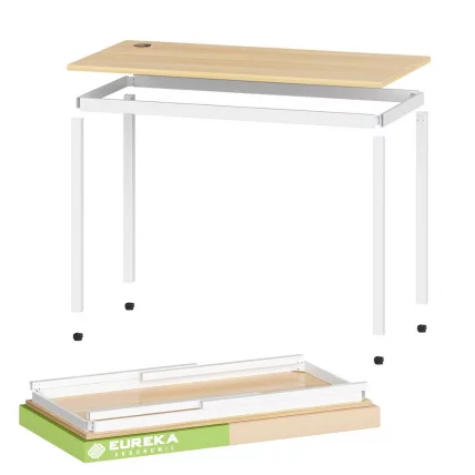 Стол письменный Eureka ERK-D04-EW-V1 Embossed Wood_1