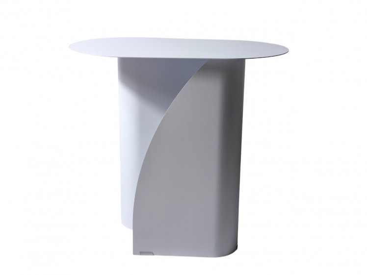 Журнальный столик Yvaine металл белый_1