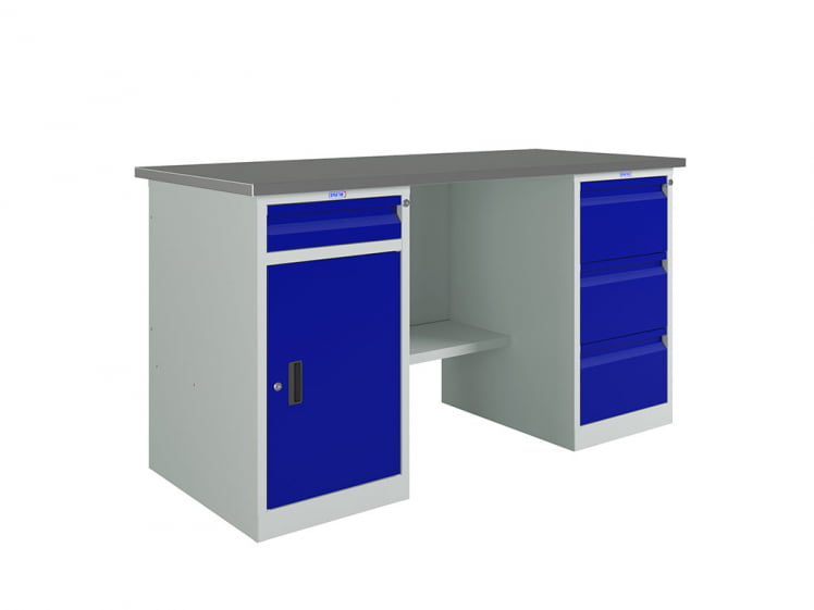 Верстак Профи (№606) ВТ160.ВД2/ВД3.000 / Profi WT160.WD2/WD3.000_0