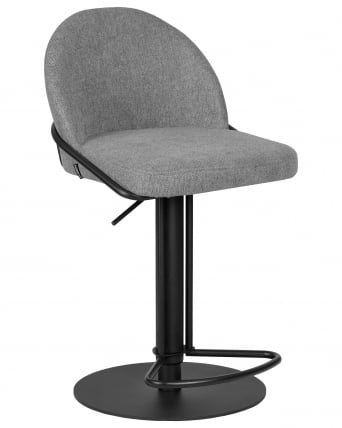 Стул барный DOBRIN OLIVER (серая ткань (FLY1347-17))_0