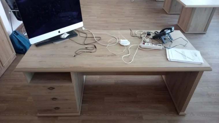 Стол для руководителя RDT 188(L) Дуб Девон_2