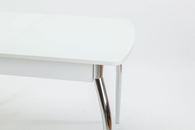 Столешница Чикаго СТ (6191) белый,стекло белое_1