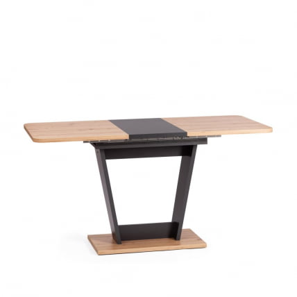 Стол обеденный FOX раздвижной ЛДСП, 68.6x110-145x75 см, Дуб артисан/Графит_6