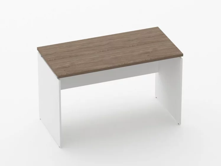 Стол прямой Deka ЛДСП каркас 75.06.12 Дуб Верцаска/Белый_0