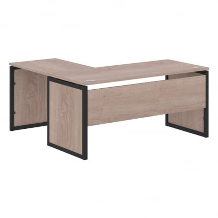 Стол письменный угловой правый XTEN-QP XQPCT 1615 R Дуб Сонома Антрацит_0