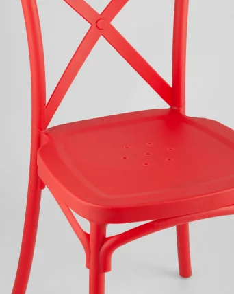 Стул пластиковый Кроссбэк Красный_7