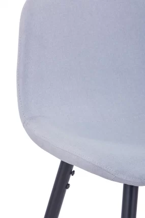 Стул барный Валенсия с подножкой Светло-серый_6