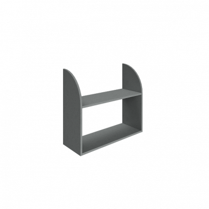 Полка навесная Riva А.ПНС-1 Серый_0