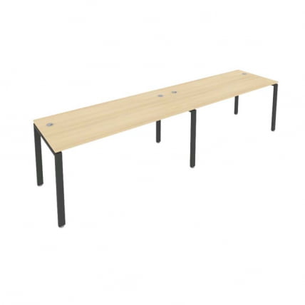 Рабочая станция на 2 раб.места Metal System Б.СМ-2.4 Акация/Антрацит_0