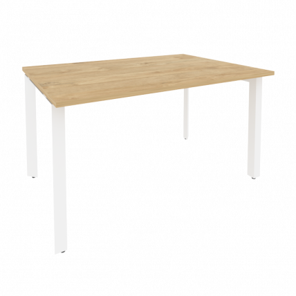 Стол переговорный (1 столешница) ONIX O.MP-PRG-1.3 Тиквуд Светлый/Белый_0