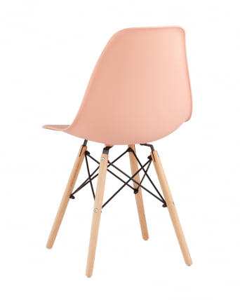 Стул Eames Style DSW персиковый (разборный каркас)_2