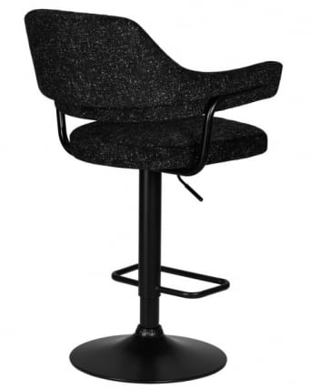 Стул барный ДОБРИН CХАРЛЙ БЛАCК (черный твид (ЛЕО18)) 2 шт / DOBRIN CHARLY BLACK (LEO18))_4
