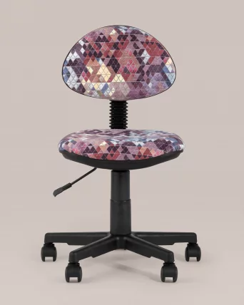 Кресло компьютерное детское УМКА абстракция Красный_3