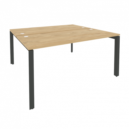 Рабочая станция на П-образном м/к ONIX O.MP-D.RS-2.4.7 Тиквуд Светлый/Антрацит_0