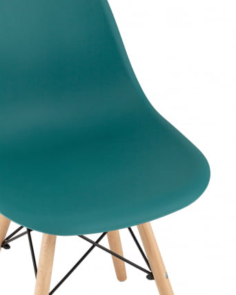 Стул Eames Style DSW темно-бирюзовый (разборный каркас)_6