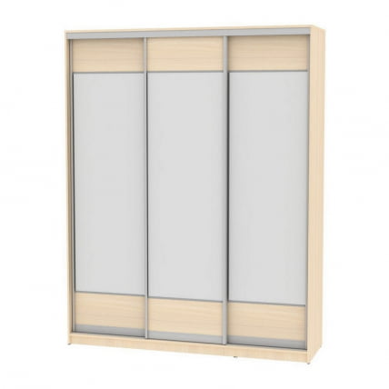 Шкаф-купе B-220х180х60-2(ДМ-D8D8D8)_0