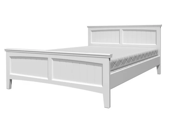 Кровать из массива Грация 4 200х140 Белый Античный_0