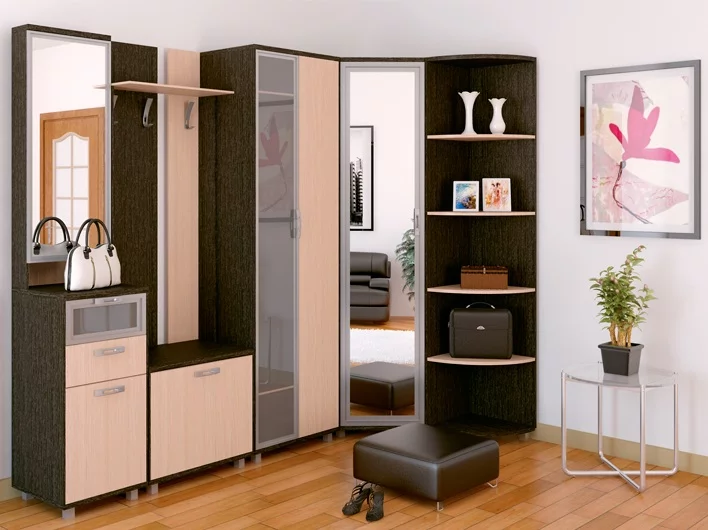 Вешалка WEST  600 Модуль 1 Ясень шимо темн/ясень шимо св_4