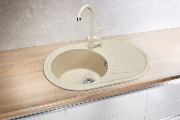 Кухонная мойка STANDART 7601 Бежевый_1