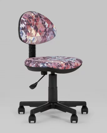 Кресло компьютерное детское УМКА абстракция Красный_1