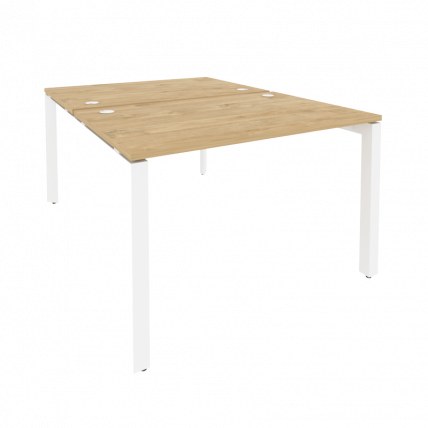 Рабочая станция на П-образном м/к ONIX O.MP-D.RS-2.2.8 Тиквуд Светлый/Белый_0