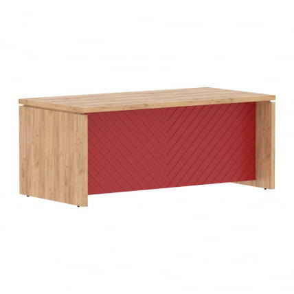 Стол руководителя Torr LUX TLST 189H Дуб Бофорд Красный_0