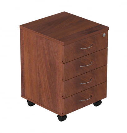 Тумба подкатная с замком Р.Т-4 ЗЦ Орех Гепланкт_0