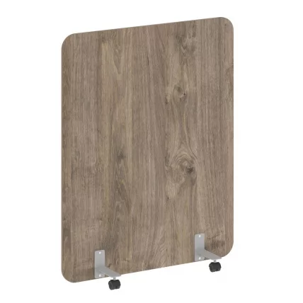 Перегородка на металлических опорах, на роликах R-line DP.R-120-150 Тиквуд Темный_0