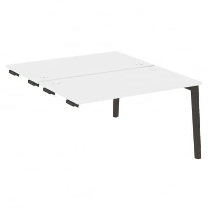 Стол-приставка двойной к опорным элементам ONIX WOOD OW.D.SPR-3.8 Белый Бриллиант/Темный_0