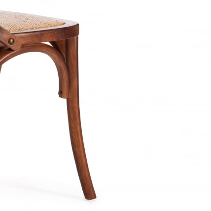 Стул CROSS (mod.CB2001) дерево береза, 49.5*53.5*87, Темный Орех (№5)_10