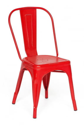 Стул LOFT CHAIR (mod. 012) металл, 45*35*85см, красный/red vintage_0