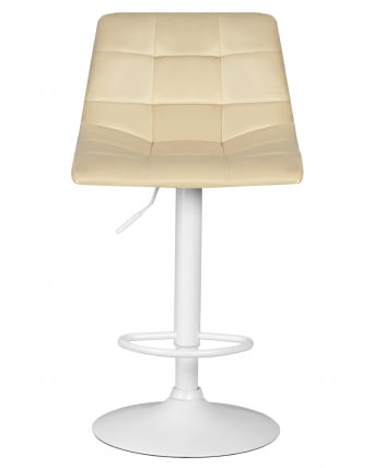 Стул барный DOBRIN TAILOR WHITE (бежевый велюр (MJ9-10))_5