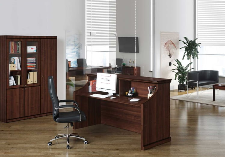 Стойка ресепшн BERN BRN8690302 Темный орех_2