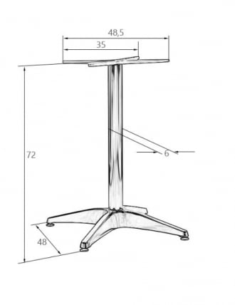 Подстолье обеденное DOBRIN DARREN_1