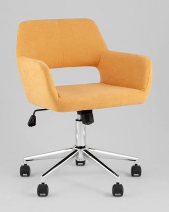 Стул офисный ROSS рогожка желтый_0