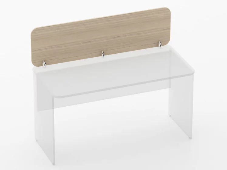 Экран разделительный прямой Glassy 5.14.14 Орех_0