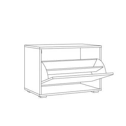 Тумба Куба 13.58 Дуб сонома-белый премиум_2