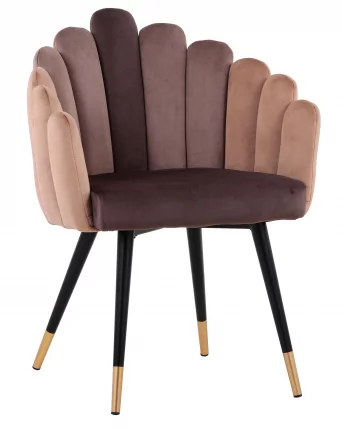 Кресло Камелия велюр Шоколад_0