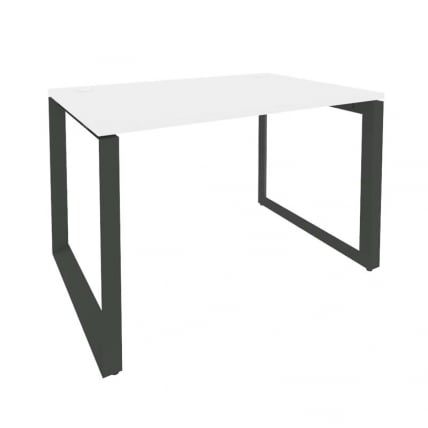 Стол рабочий на О-образном м/к ONIX O.MO-SP-2.8 Белый Бриллиант/Антрацит_0