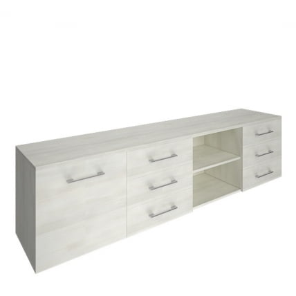 Тумба модульная четырехсекционная YALTA LT-TS 4.1L Снежная Платина_0