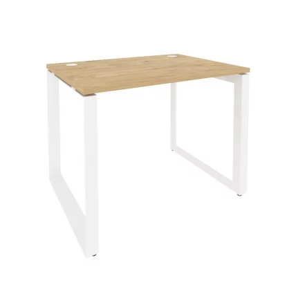 Стол рабочий на О-образном м/к ONIX O.MO-SP-1.7 Тиквуд Светлый/Белый_0