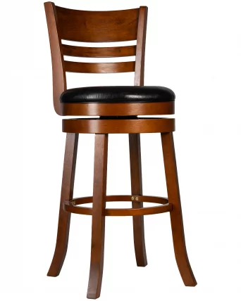 Вращающийся полубарный стул DOBRIN WILLIAM COUNTER Шоколад-черный_6