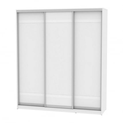 Шкаф-купе B-230х200х60-2(Белый-D9D9D9)_0