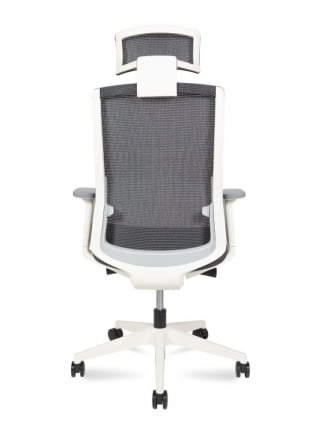 Кресло руководителя RUBY white frame Черный_4